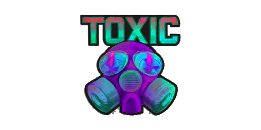 Sticker "Toxic" Color